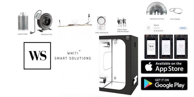 400w B1 grow bar kit, 1.2m x 2m Tent, Whiti Smart Grow kit Whiti Smart Solutions 
