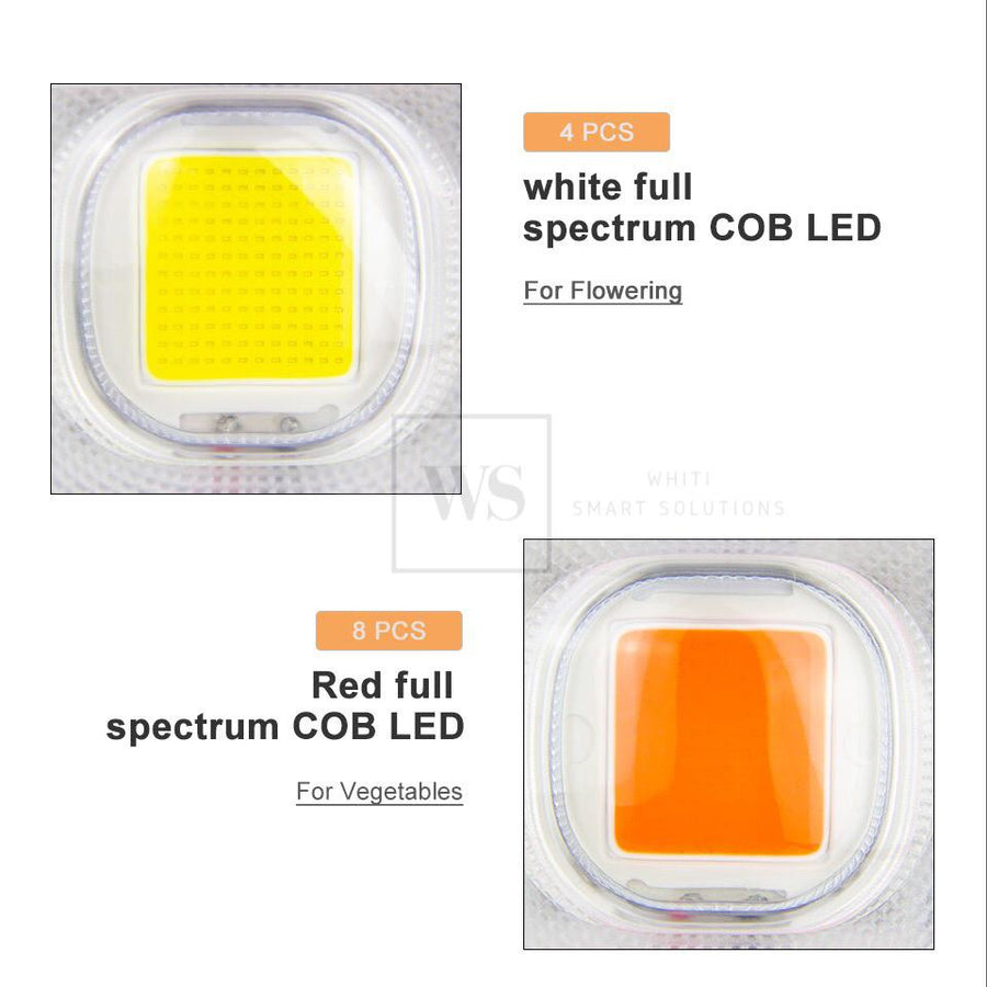 CFS-600W Hydroponic LED Grow Light Standard Control LED Lights Whiti Smart Solutions 
