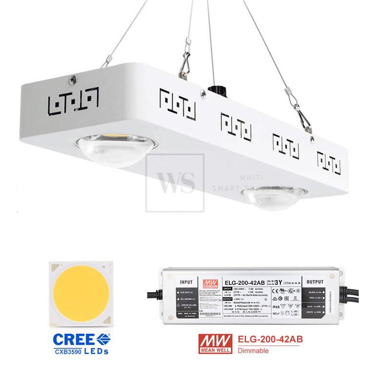 E3590S-400W Hydroponic LED Grow Light Standard Control LED Lights Whiti Smart Solutions 