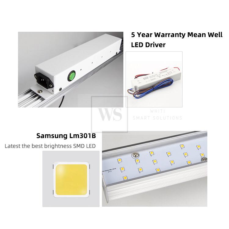 TB01WC-100W Hydroponic Whiti LED Grow Light Wifi Control LED Lights Whiti Smart Solutions 