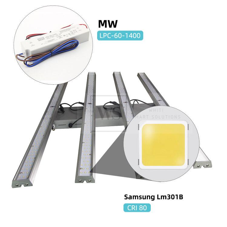TB04WC-400W Hydroponic Whiti LED Grow Light Wifi Control LED Lights Whiti Smart Solutions 